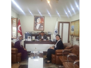 Başkan Yalçın, Kyk Müdiresi Düven İle Bir Araya Geldi