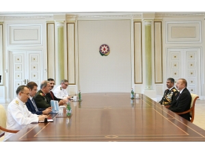 Aliyev, Genelkurmay Başkanı Hulusi Akar’ı Kabul Etti