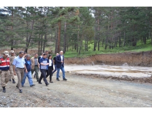 Vali Arslantaş, Refahiye İlçesinde Yapımı Devam Eden Yatırımları İnceledi