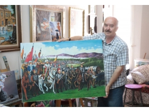 Kırşehirli Ressam Ziya Hacıoğlu: "Sanatla Yetişen Bireyler Faydalı Bireyler Olur"