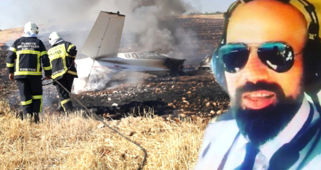Adıyaman'da, Düşen Uçakta Ölen Pilotun Son Görüntüleri Ortaya Çıktı