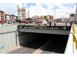 Aksaray’da Piri Mehmet Paşa Alt Geçidi Hizmete Açıldı