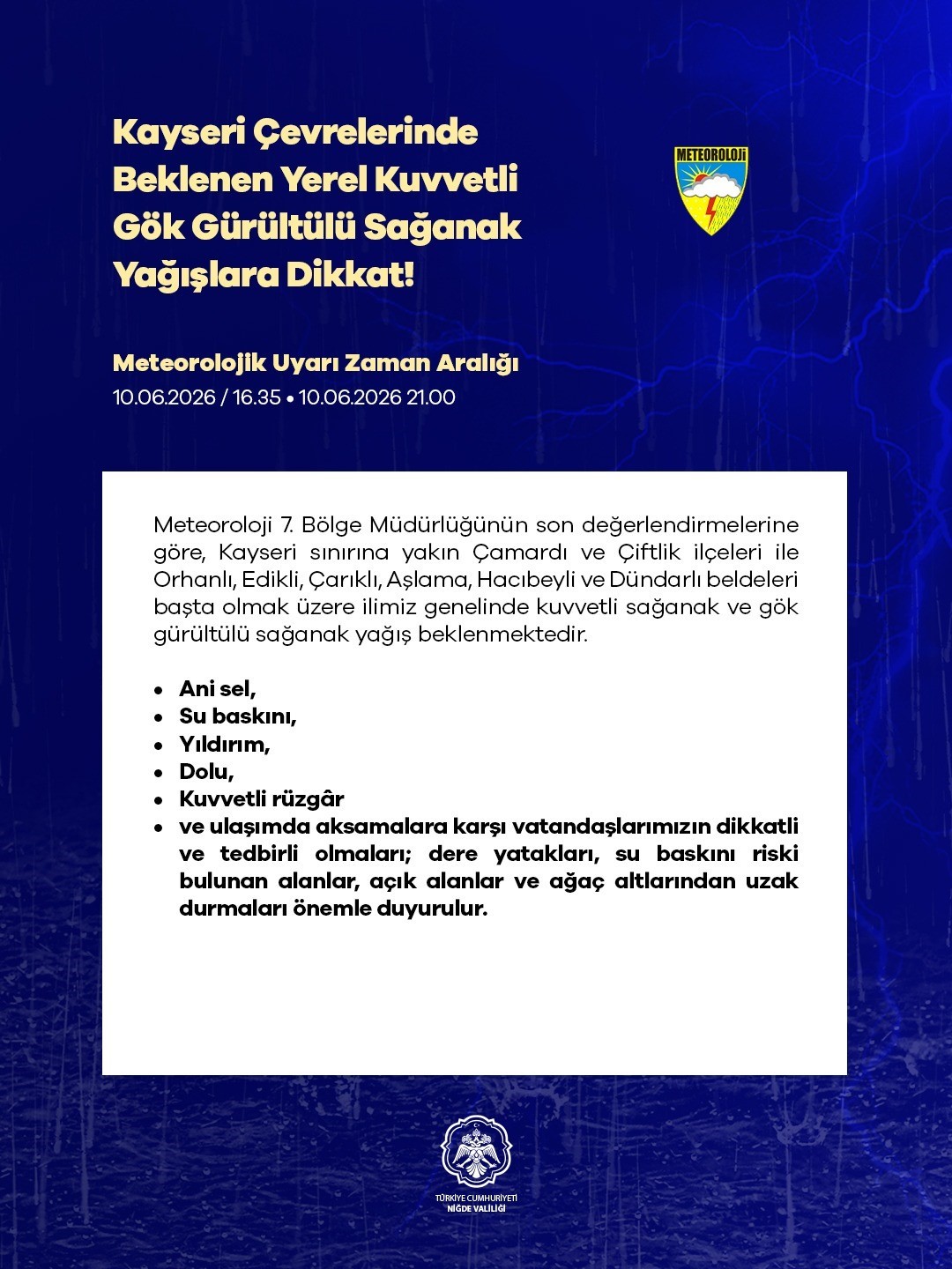 nigde-icin-kuvvetli-yagis-uyarisi