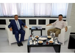 İşkur İl Müdürü Çamlı Rektörü Karacoşkun’u Ziyaret Etti