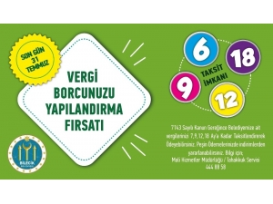 Bilecik Belediyesi’nden Vergi Borcu Yapılandırma Fırsatı