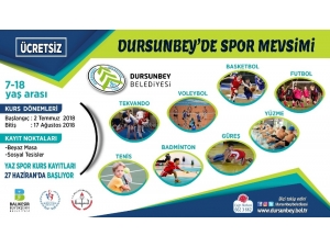 Dursunbey Belediyesi Yaz Spor Okulları Başlıyor