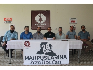 Mazlumder Ağrı Şubesi 28 Şubat Mağdurları İçin Basın Açıklaması Yaptı