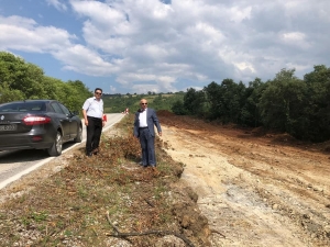 Başkan Yalçın, Ahi Dağı 4’üncü Etap Çalışmalarını Yerinde İnceledi