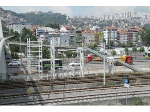 Mimar Sinan Yaya Köprüsü’nde Asansör Çalışması Sürüyor