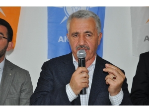 Bakan Arslan, Farkı Kars’ta Ak Parti’nin Oylarını Artırdı