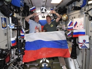 Rus Kozmonot, Dünya Kupası’nı Uzaydan Takip Etti