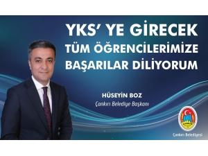 Başkan Boz, Yks’ye Girecek Öğrencilere Başarılar Diledi