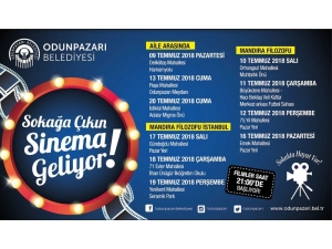 Sokak Sineması Etkinliği Başlıyor