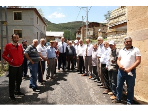 Vali Pehlivan Yerlice Köyün’de İncelemelerde Bulundu