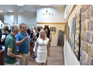 Başkan Uysal Resim Sergisini Açtı