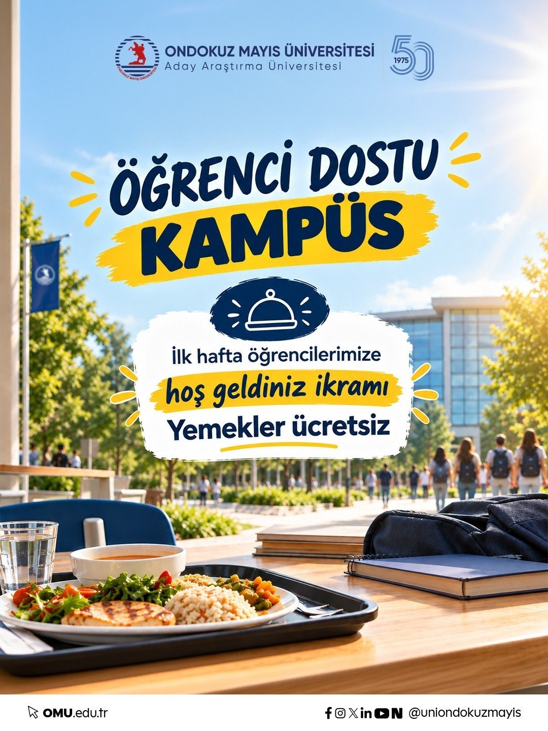 omu-den-ogrencilere-yeni-donem-jesti-ilk-hafta-yemekler-ucretsiz