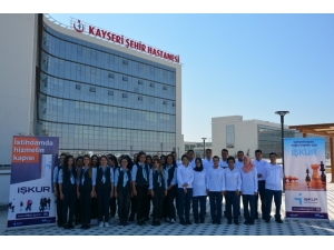 Kayseri Şehir Hastanesine İşkur’dan Destek