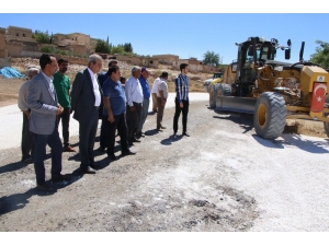 Demirkol Tekerli Mahallesi’nde Yapılan Çalışmaları İnceledi