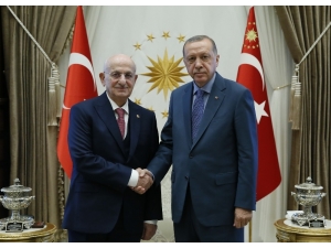 Cumhurbaşkanı Erdoğan Tbmm Başkanı Kahraman’ı Kabul Etti