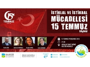 3 Gazeteci 1 Uzman 15 Temmuz’u Ayvalıklılara Anlatacak