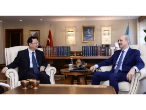 Bakan Kurtulmuş, Çinli Mevkidaşıyla Bir Araya Geldi