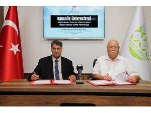 Şefik Dizdar İle ‘Safranbolu Myo Binası Yapım Protokolü’ İmzalandı