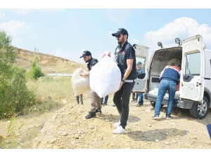 Uşak’ta Adli İşlemleri Bitmiş Uyuşturucular İmha Edildi