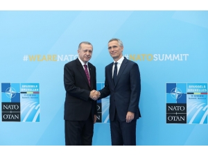 Nato Genel Sekreteri Stoltenberg Liderleri Karşıladı