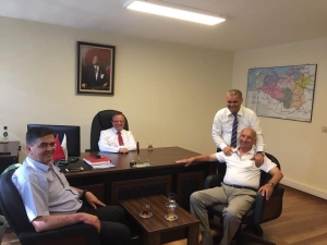 Başkan Yalçın, Karayolları Bölge Müdür Yardımcıları İle Bir Araya Geldi