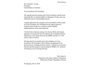 Kuzey Kore Liderinden Trump’a: "Ekselansları"