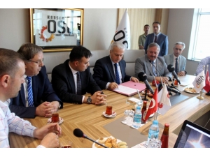 Kayseri Osb İle Oran Kalkınma Ajansı Arasında Uluslararası Fuarcılık Ve Kongre Merkezi İçin Protokol İmzalandı