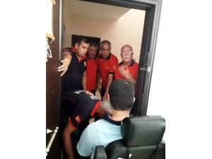 Engelli Genci İtfaiye Ekipleri Sınava Yetiştirdi