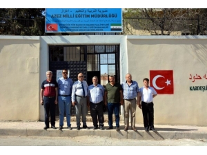 Milli Eğitim Müdürü Yavuz Suriye’deki Okullarda İncelemelerde Bulundu