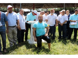 Er Meydanı’nda Başpehlivanlar, Çeyrek Final Kura Çekimini Yaptı