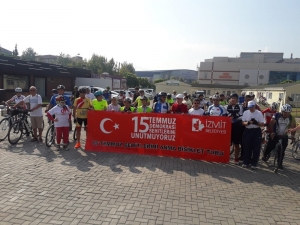 Pedallar Demokrasi Şehitleri İçin Çevrildi