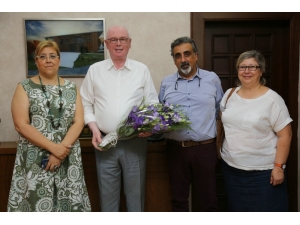 Ebto Başkanı Akif Aladağ Kazım Kurt’u Ziyaret Etti