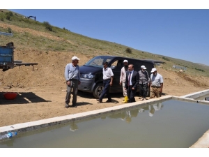 Kaymakam Erdoğan Drenaj Çalışmalarını Yerinde İnceledi