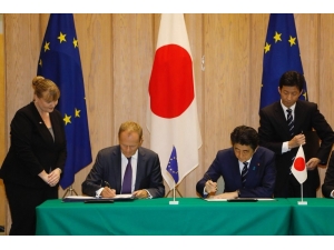 Ab Ve Japonya Arasında Tarihi Anlaşma İmzalandı