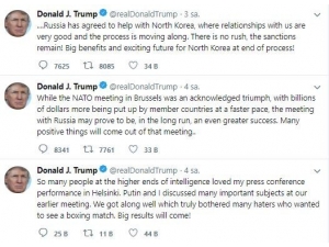 Trump: “Putin İle İyi İlişkimiz Boks Maçı Bekleyen Birçok Kişiyi Rahatsız Etti”