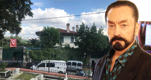 Adnan Oktar'ın Kandilli'deki Villasının İçi Görüntülendi