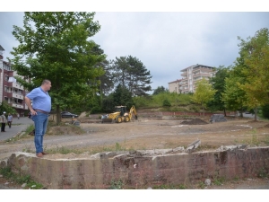 Alaplı Karşıyaka Aile Park Çalışmalarına Başlandı