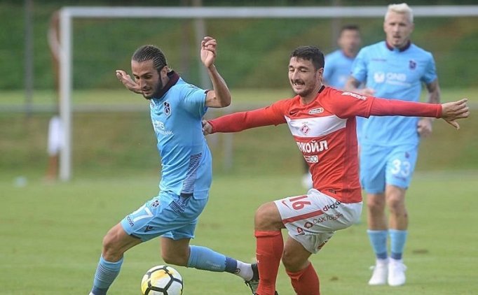 Trabzonspor, Spartak Moskova'ya Farklı Yenildi