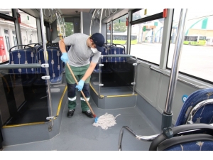 Kocaeli’de Otobüsler Nano Teknoloji İle Temizleniyor