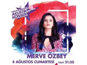 Forum Bornova Yaz Akşamı Konserlerinde Merve Özbey