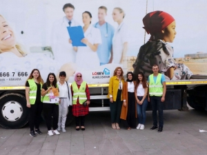 Lösev Tırı Yozgat’ta 25 Aileye Ulaştı