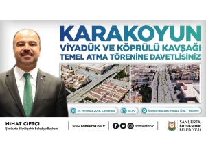 Karakoyun Köprülü Kavşağının Temeli Atılıyor