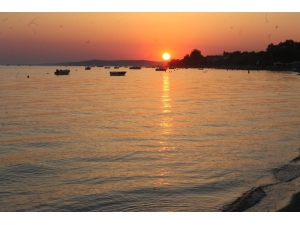 Erdek’te Gün Batımı Dinlendiriyor