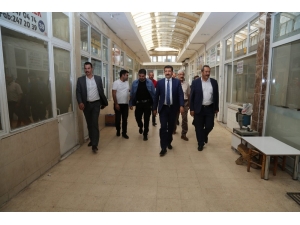 Ekinci Zahireciler Borsası Esnafını Ziyaret Etti