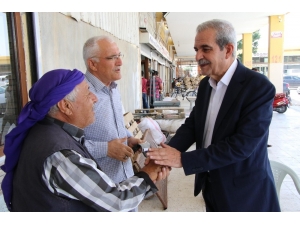 Demirkol Şıra Pazarı Esnafını Ziyaret Etti