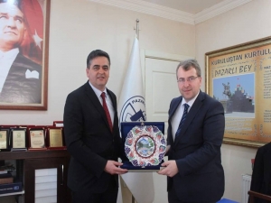 Başkan Yalçın, Müşavir Eldemir’le Bir Araya Geldi